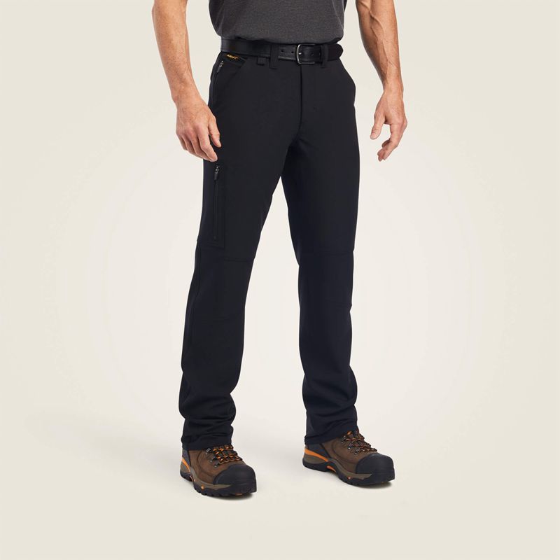 Ariat Rebar M5 Straight Durastretch Dritek Softshell Straight Pant Noir Homme | NZV-10734224