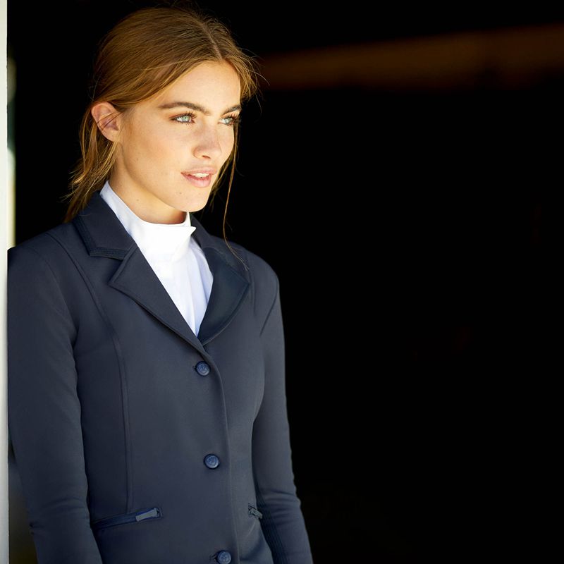 Ariat Galatea Show Coat Bleu Marine Femme | XMZ-94287932