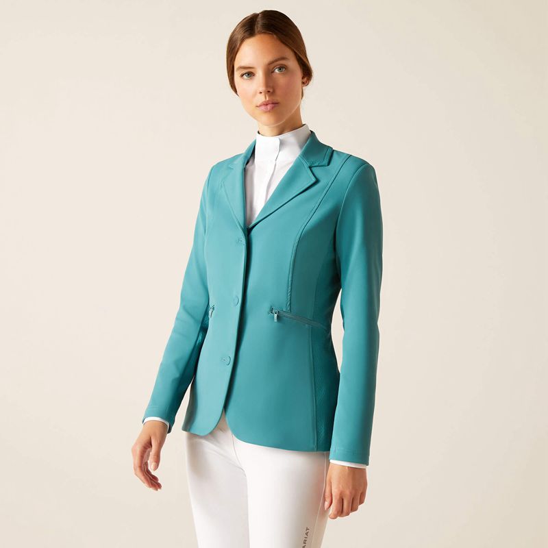 Ariat Galatea Show Coat Bleu Femme | CCT-55549785