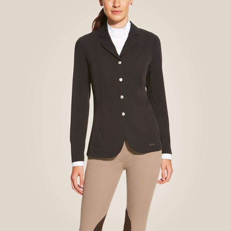 Ariat Artico Show Coat Noir Femme | XJE-87864496