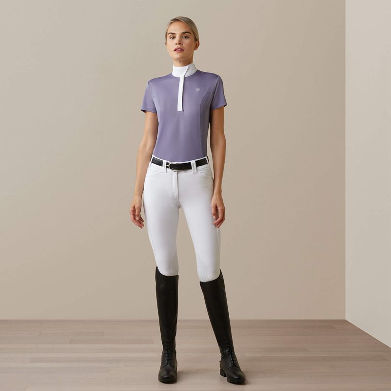 Ariat Aptos Show Shirt Dusky Granite Femme | ORJ-36213341