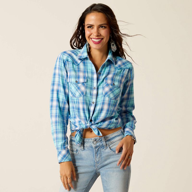 Ariat Xico Shirt Xico Plaid Femme | YPP-22223997