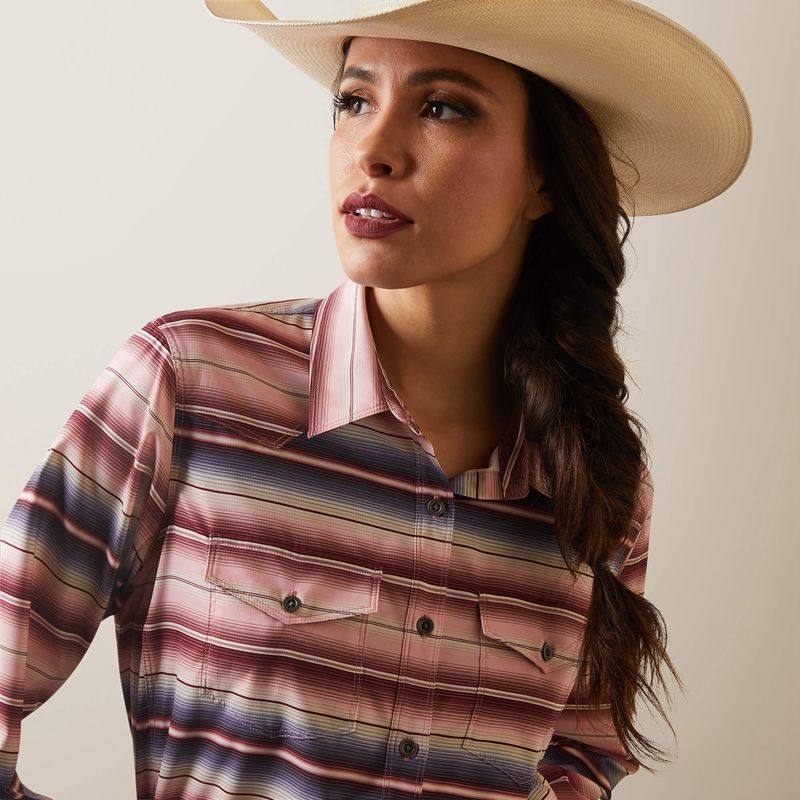 Ariat Western Venttek Stretch Shirt Reata Serape Femme | RUJ-62144052