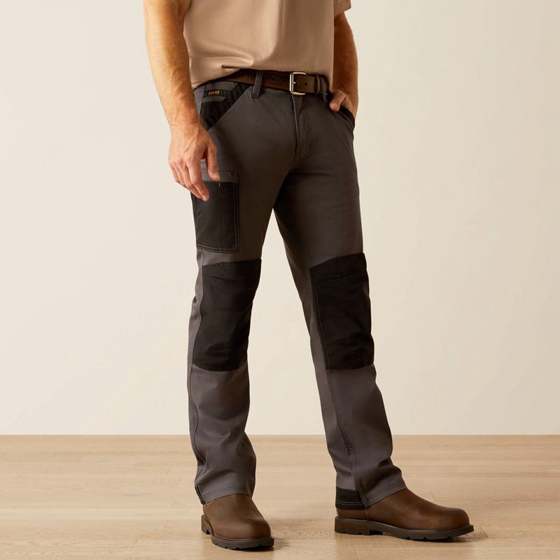 Ariat Rebar M4 Relaxed Cordura Twill Cargo Straight Pant Grise Homme | XMM-78749061