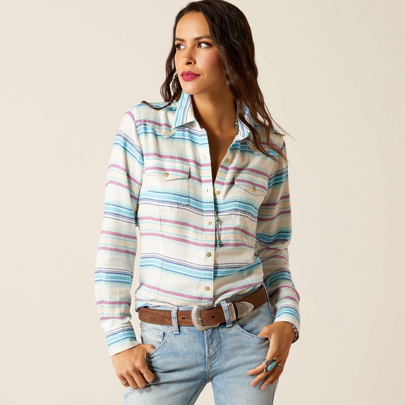 Ariat Rica Shirt Rica Jacquard Femme | JKU-71202426