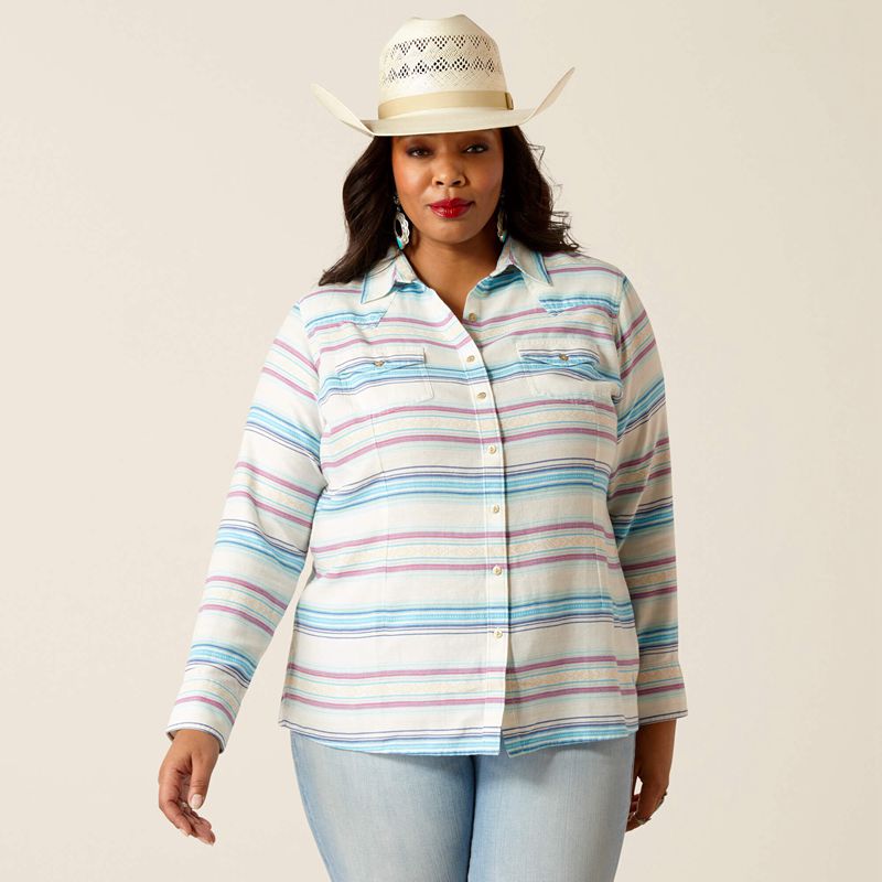 Ariat Rica Shirt Rica Jacquard Femme | JKU-71202426