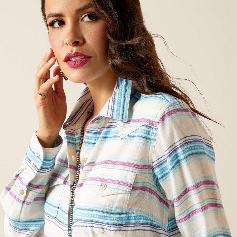 Ariat Rica Shirt Rica Jacquard Femme | JKU-71202426