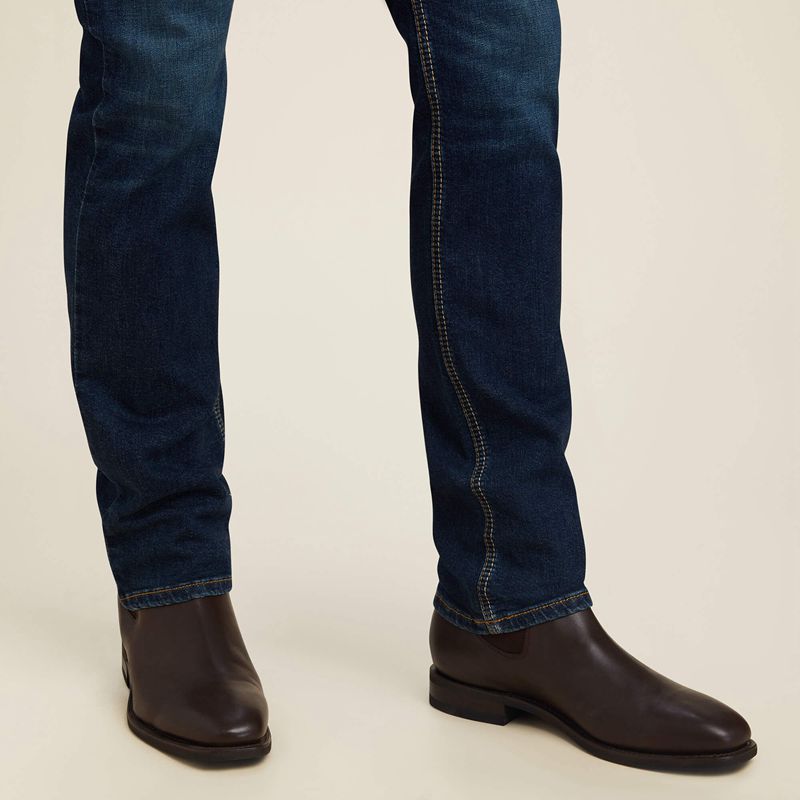 Ariat M8 Modern Tekstretch Brawley Slim Leg Jean Morro Homme | VWO-66426402