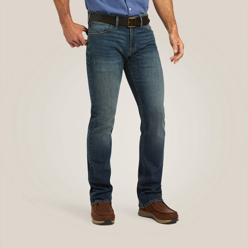 Ariat M7 Slim Premium Straight Jean Bleu Homme | PUZ-07204854