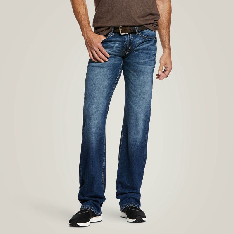 Ariat M7 Rocker Stretch Nassau Stackable Straight Leg Jean Summit Homme | CQJ-95765407