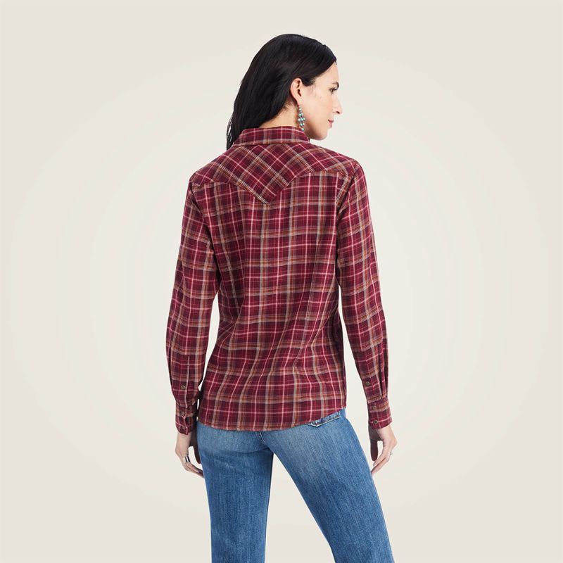 Ariat Real Trail Blaze Shirt Trailblaze Plaid Femme | TWY-20709486