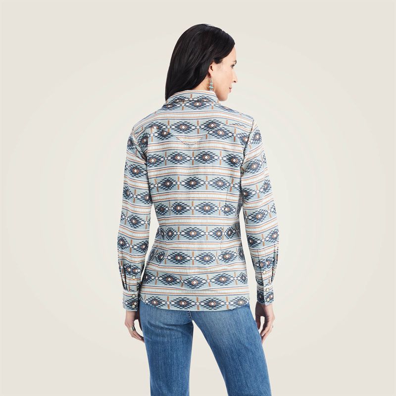 Ariat Real Creekside Shirt Creekside Jacquard Femme | WGN-32910186