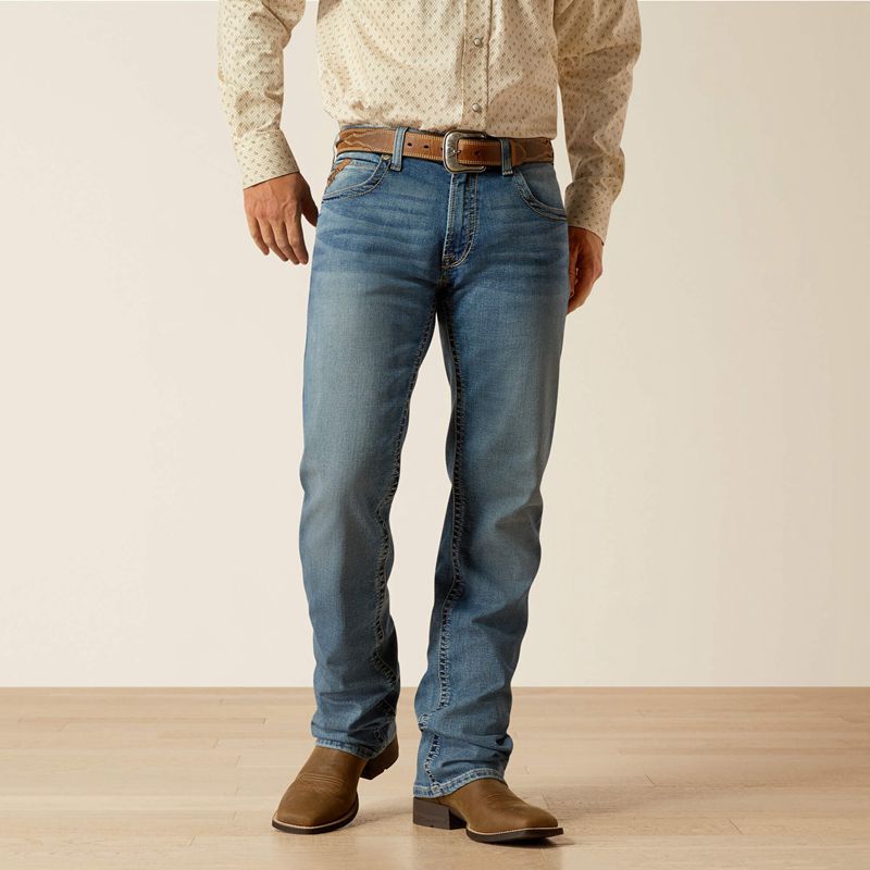 Ariat M5 Straight Redmond Straight Leg Jeans Gaviota Homme | JLB-93348830