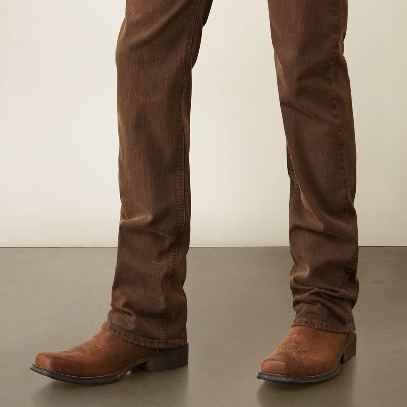 Ariat M7 Grizzly Straight Jean Peat Homme | QPV-04493432