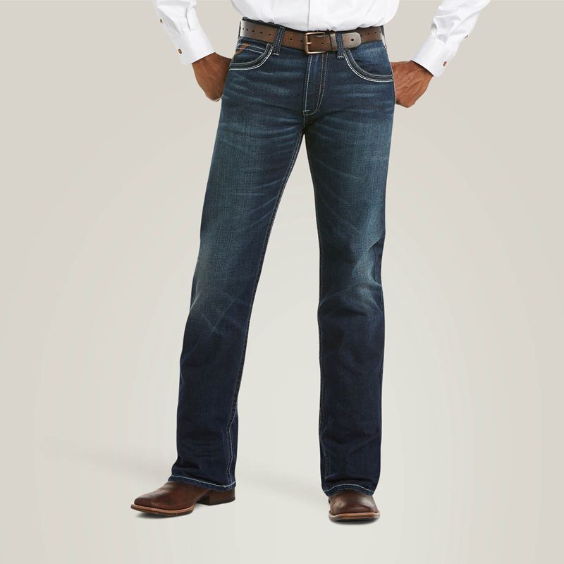 Ariat M5 Slim Stretch Coltrane Stackable Straight Leg Jean Nightingale Homme | YVF-46179889