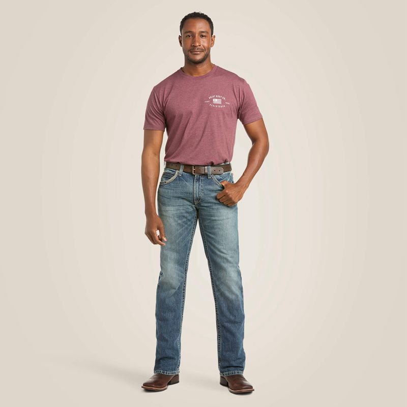 Ariat M5 Slim Stackable Straight Leg Jean Gambler Homme | PJL-63368956