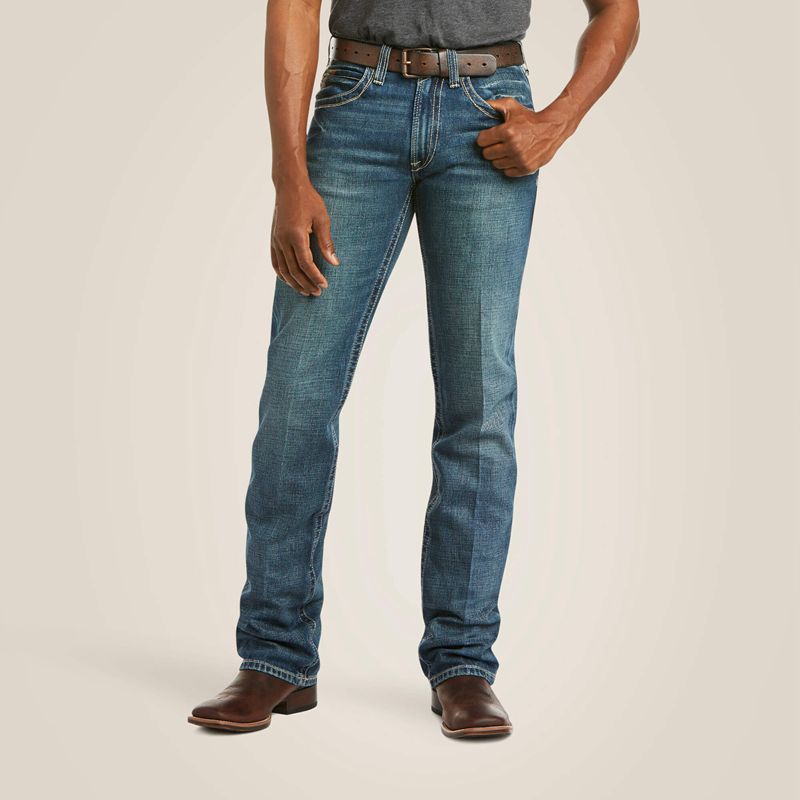 Ariat M5 Slim Boundary Stackable Straight Leg Jean Gulch Homme | HUD-94658040