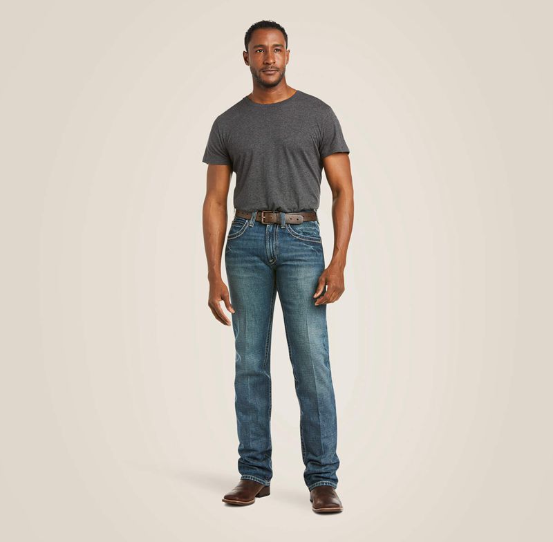 Ariat M5 Slim Boundary Stackable Straight Leg Jean Gulch Homme | HUD-94658040