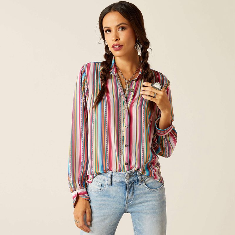 Ariat Naran Shirt Serape Femme | IUU-51052419