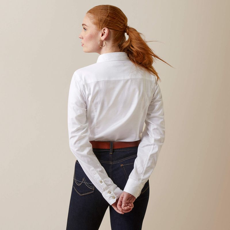 Ariat Muir Blouse Blanche Femme | PRM-25672134