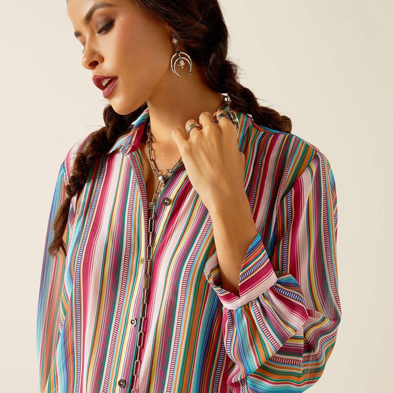 Ariat Naran Shirt Serape Femme | IUU-51052419