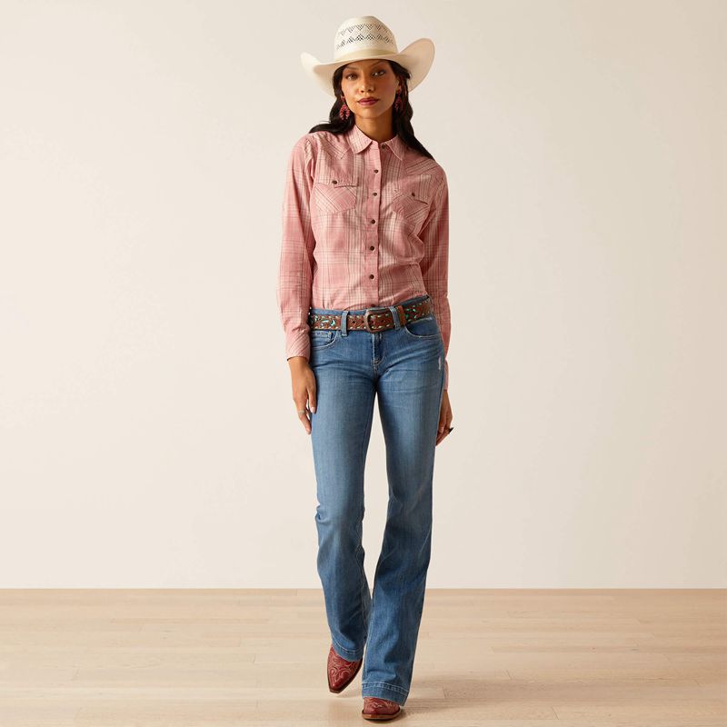 Ariat Nazca Shirt Nazca Plaid Femme | ITU-99229043