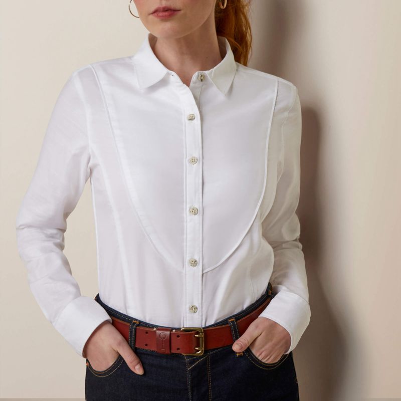 Ariat Muir Blouse Blanche Femme | PRM-25672134