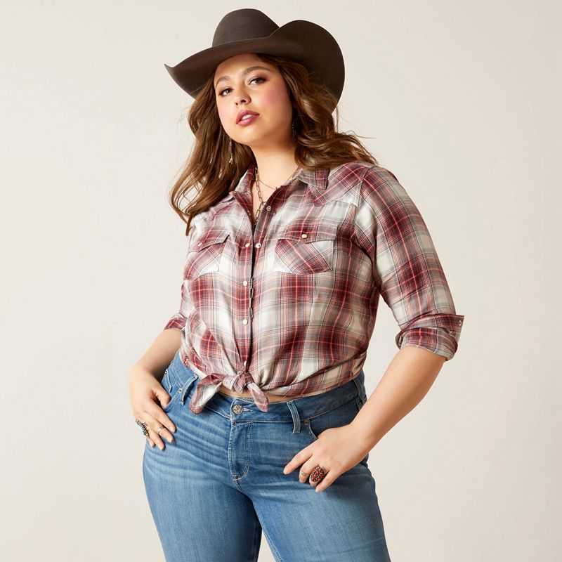 Ariat Laramie Shirt Laramie Plaid Femme | APX-45376351