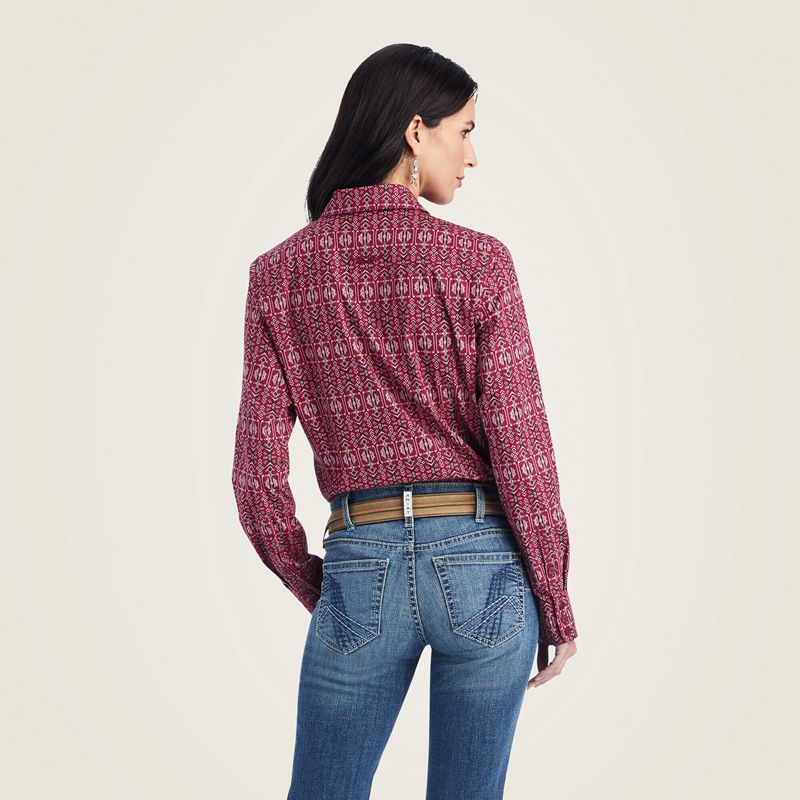 Ariat Kirby Stretch Shirt Alma Multi Femme | BOW-31513761