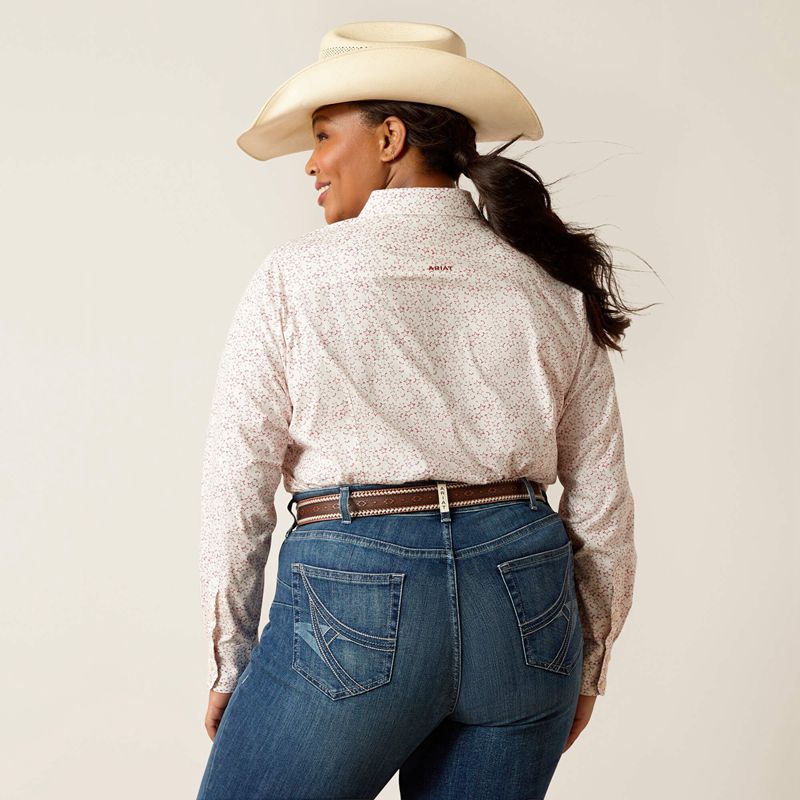 Ariat Kirby Stretch Shirt Union Star Femme | KIV-21125443