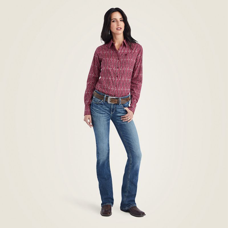 Ariat Kirby Stretch Shirt Alma Multi Femme | BOW-31513761