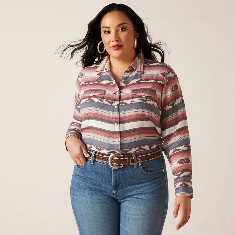 Ariat Endless Shirt Endless Serape Femme | VYA-34157262