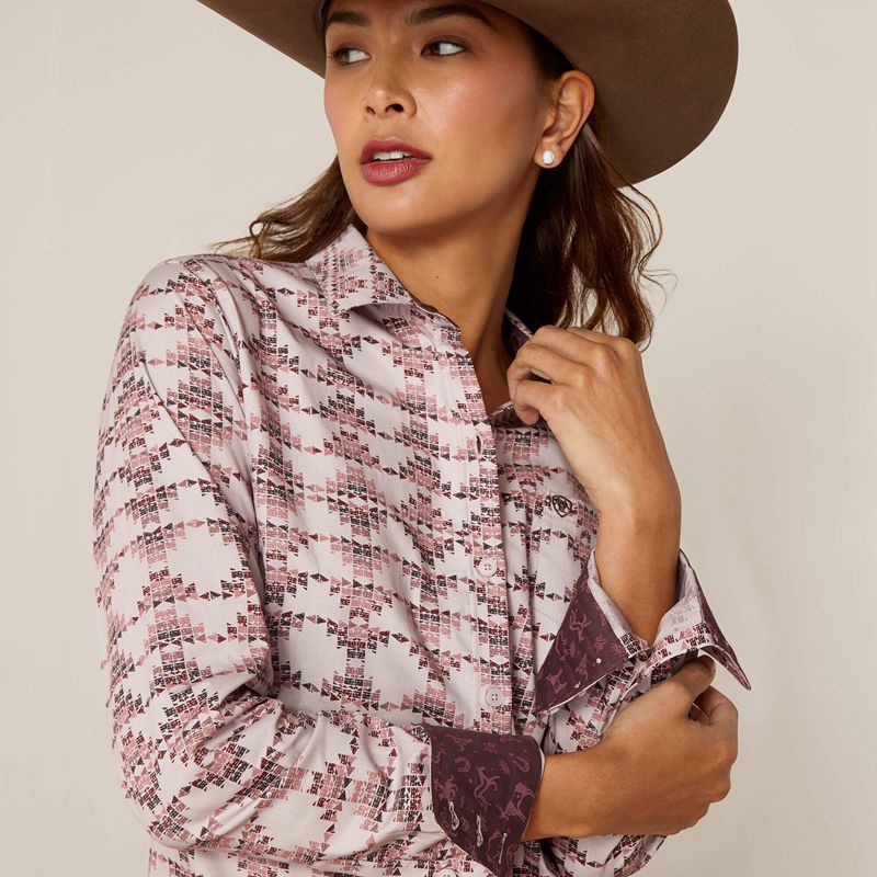 Ariat Kirby Stretch Shirt Starlight Print Femme | HCR-16804473