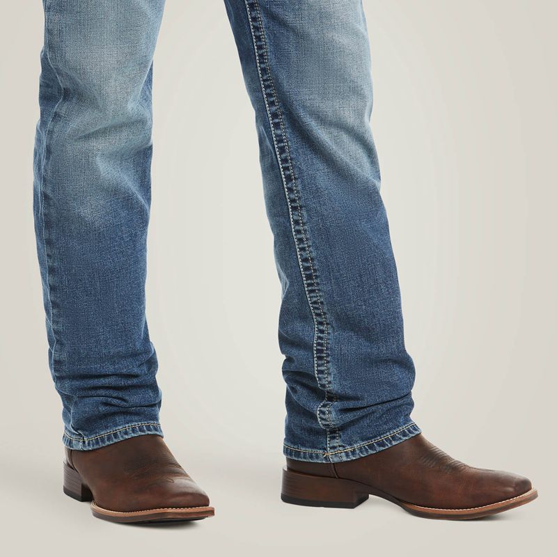 Ariat M4 Low Rise Stretch Shoreway Stackable Straight Leg Jean Dakota Homme | TVF-77391848