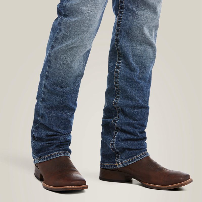 Ariat M4 Low Rise Stretch Longspur Stackable Straight Leg Jean Dakota Homme | LUP-85896417