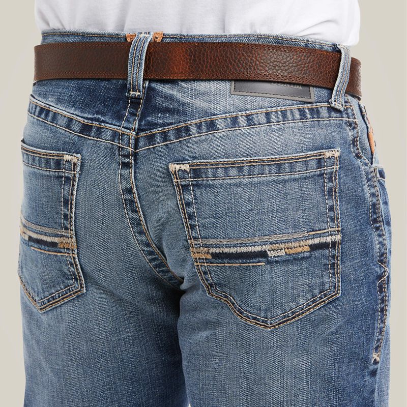 Ariat M4 Low Rise Stretch Longspur Stackable Straight Leg Jean Dakota Homme | LUP-85896417