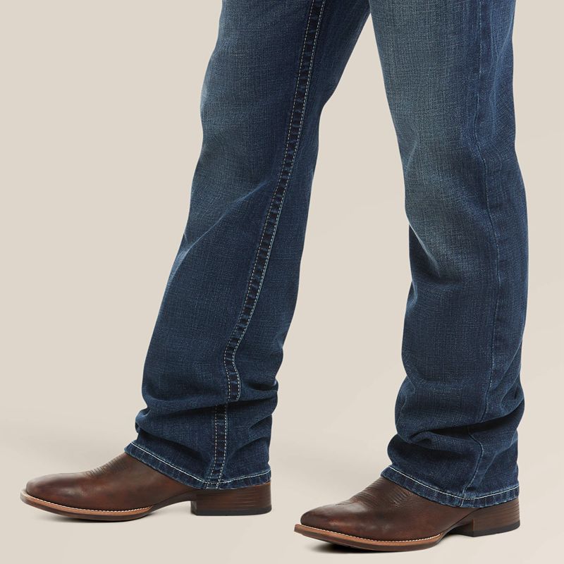 Ariat M4 Low Rise Stretch Adkins Boot Cut Jean Turnout Homme | GAC-39918814