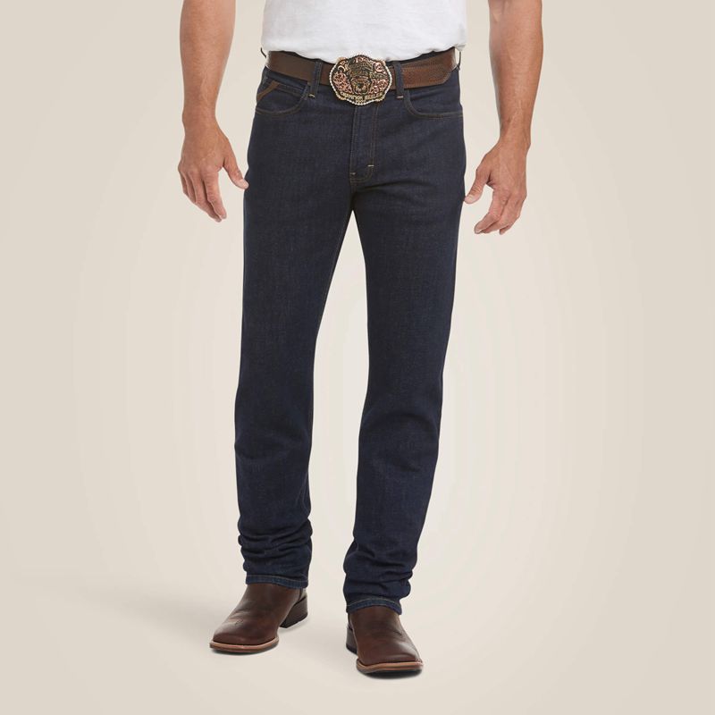 Ariat M1 Vintage Stretch Legacy Stackable Straight Leg Jean Abraded Rinse Homme | FFA-82501559