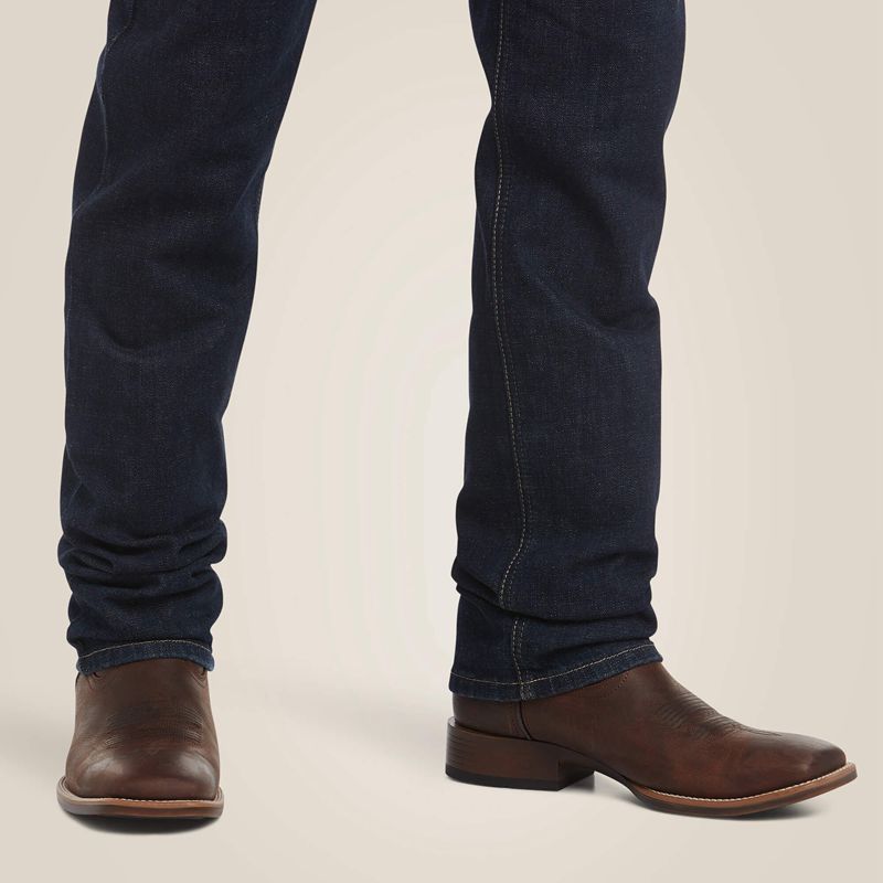 Ariat M1 Vintage Stretch Legacy Stackable Straight Leg Jean Abraded Rinse Homme | FFA-82501559