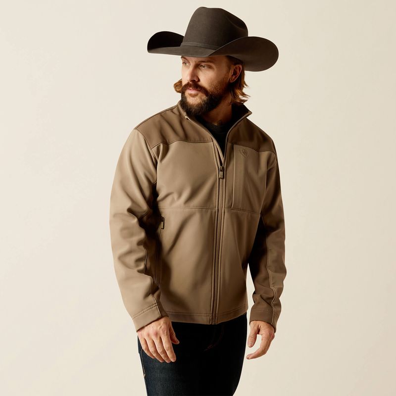 Ariat Wyatt Softshell Jacket Marron Homme | CYY-54842772