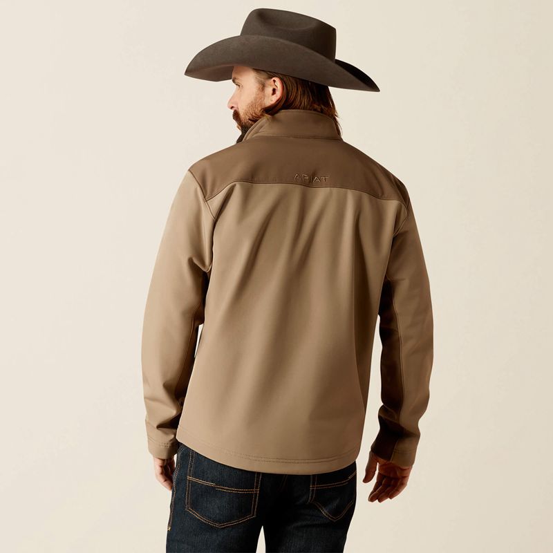 Ariat Wyatt Softshell Jacket Marron Homme | CYY-54842772