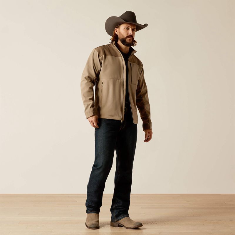 Ariat Wyatt Softshell Jacket Marron Homme | CYY-54842772