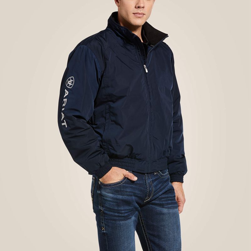 Ariat Team Insulated Jacket Bleu Marine Homme | KZD-05976951