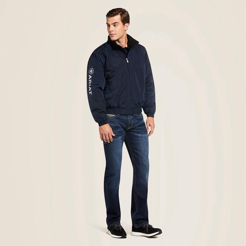 Ariat Team Insulated Jacket Bleu Marine Homme | KZD-05976951