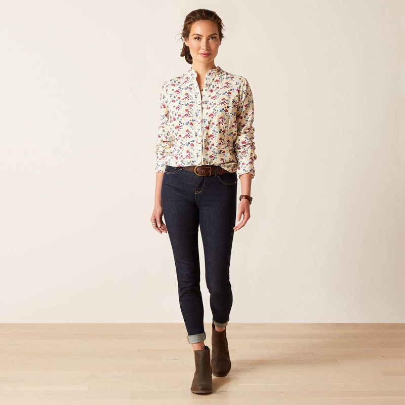 Ariat Clarion Blouse Mod Floral Femme | ZGK-79184223