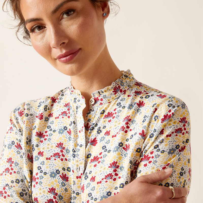 Ariat Clarion Blouse Mod Floral Femme | ZGK-79184223