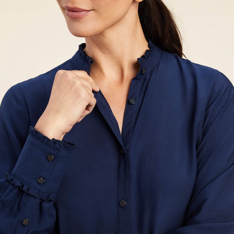 Ariat Clarion Blouse Bleu Marine Femme | SCV-84334999