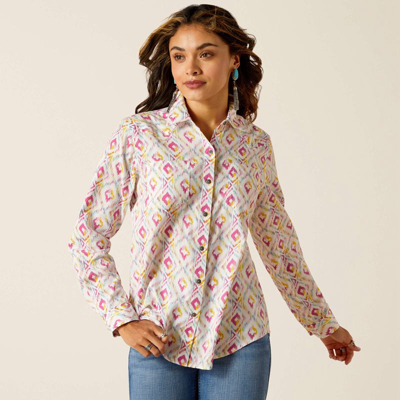 Ariat Billie Jean Shirt Adina Femme | BWM-04763155