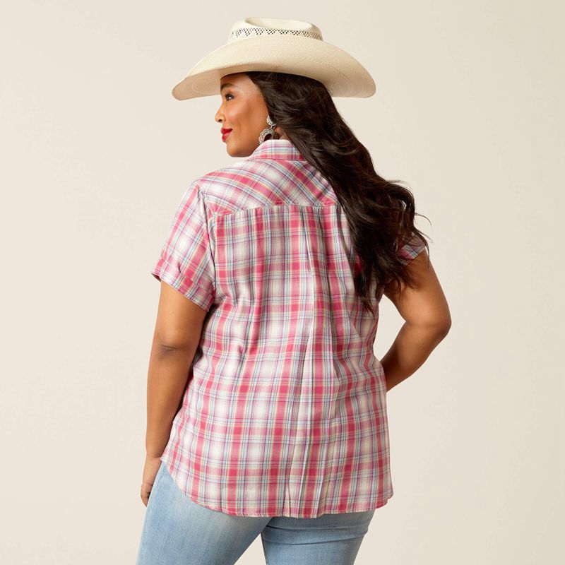 Ariat Billie Jean Shirt Merida Plaid Femme | JCP-38700934