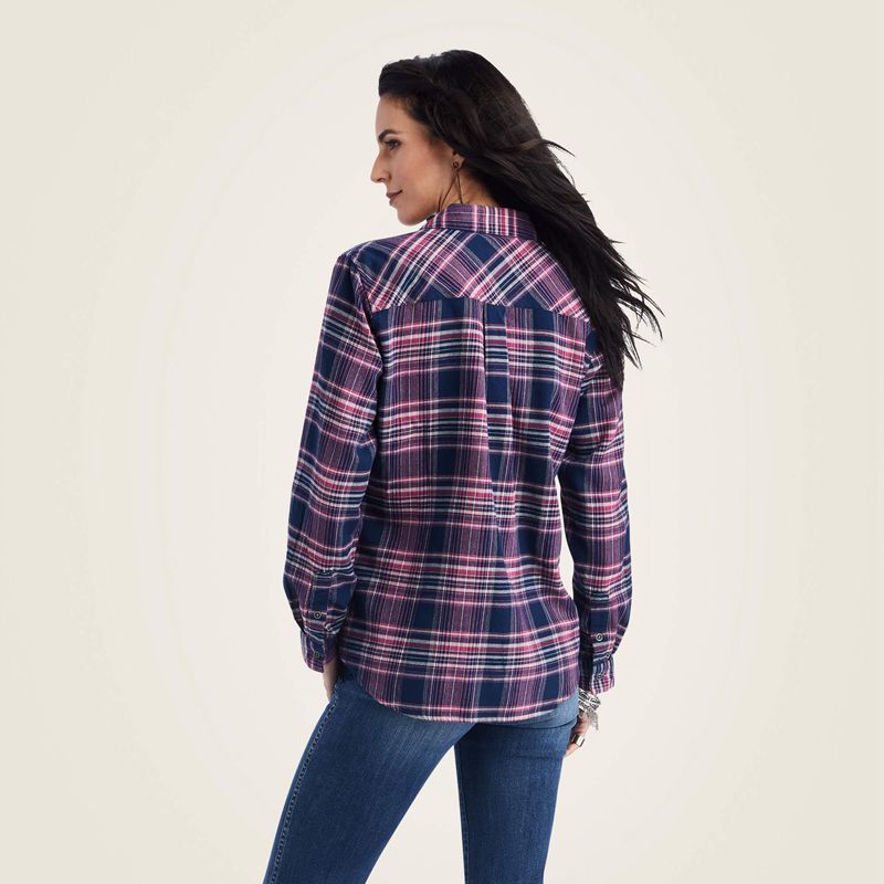 Ariat Billie Jean Shirt Sweetness Plaid Femme | EBQ-60092751